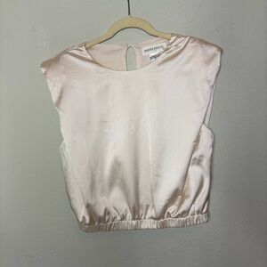 Pale Pink Blouse from The Pants  Store Size Large